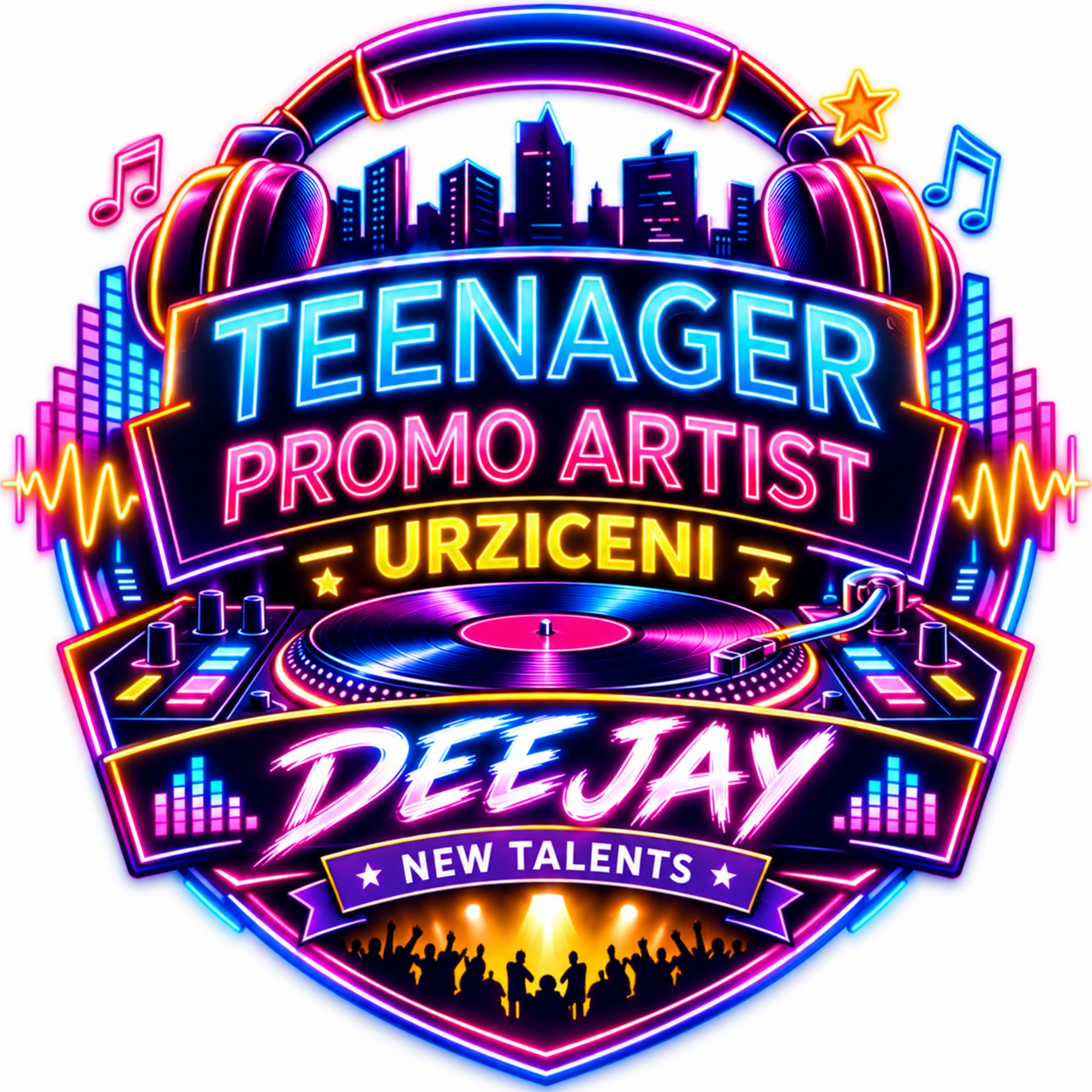 Logo secțiunea DJ / DeeJay Teenager PAU